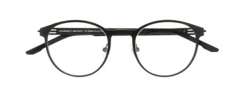 Auf diesem Bild sehen Sie die Korrektionsbrille 6031 von Prodesign Denmark in der Farbe Schwarz.